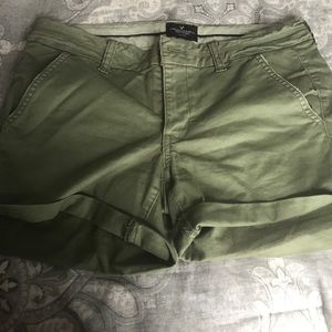 American eagle green shorts